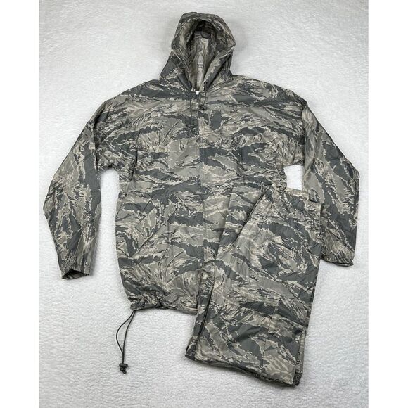 APECS Military Rain Jacket Pants Mens Large Tiger Stripe Camo United Join Forces - Picture 1 of 16